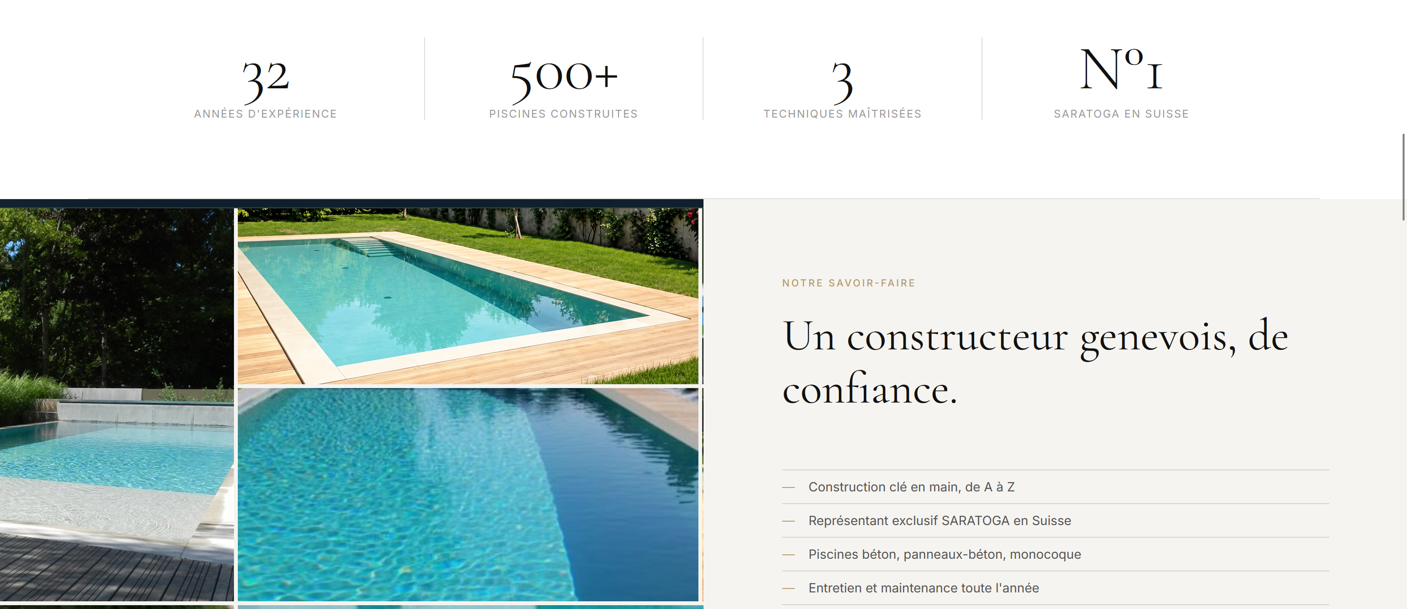 Réalisation Arnold Piscines